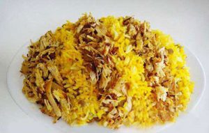 طرز تهیه عدس پلو عربی با مرغ طرز تهیه عدس پلو عربی با مرغ