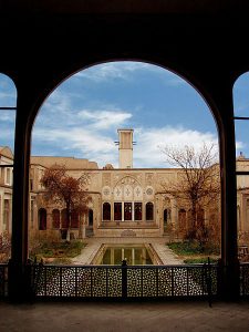 تصاویر خانه بروجردی ها با معماری جالب و بی نظیرش در کاشان