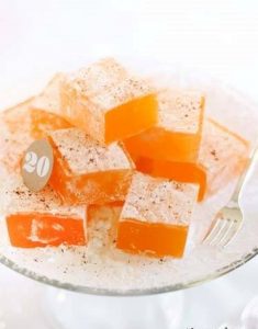 طرز تهیه راحت الحلقوم پرتقالی در مایکروفر شیرینی خوشمزه ایرانی طرز تهیه راحت الحلقوم پرتقالی در مایکروفر شیرینی خوشمزه ایرانی
