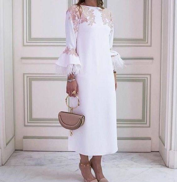 مدل مانتو عقد محضری گیپور و سفید رنگ + تصاویر