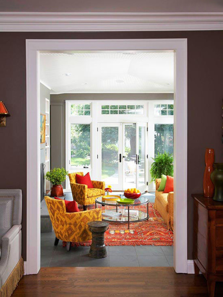 روش استفاده از رنگ های سرد و گرم در دکوراسیون