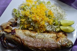 آموزش و طرز تهیه باقالی پلو با ماهی با روشی ساده