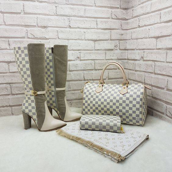 ست کیف و بوت ساق بلند زنانه