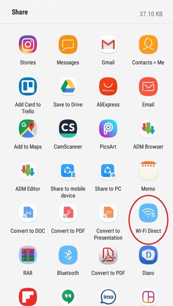 روش استفاده از Wi-Fi Direct در گوشی های سامسونگ برای انتقال فایل