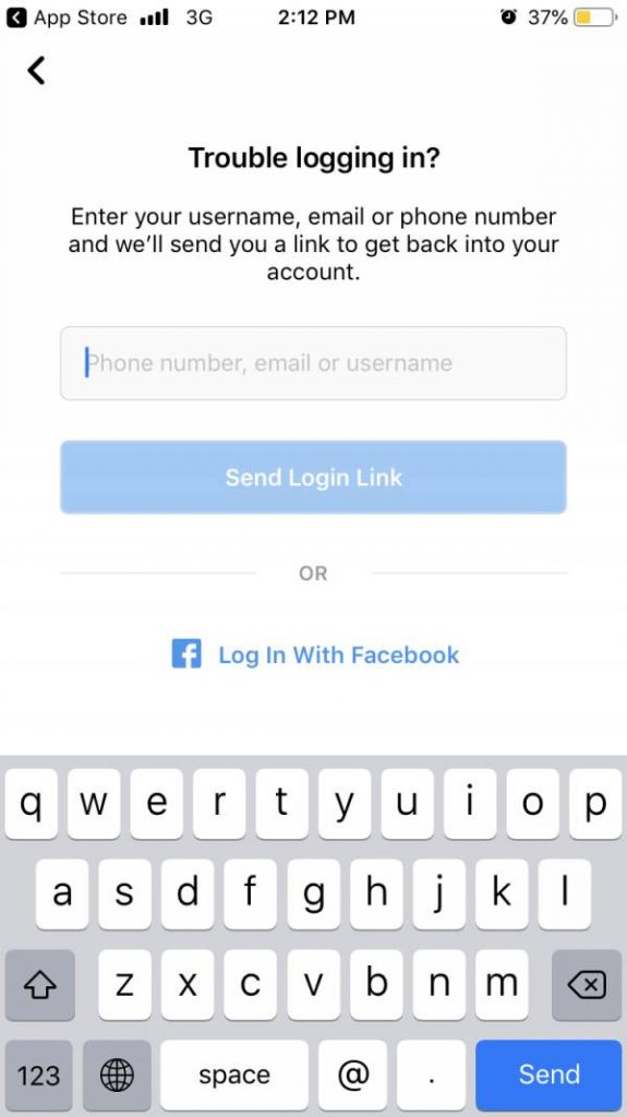 بازیابی رمز اینستاگرام 
