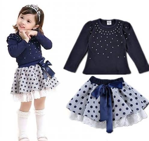 مدل بلوز و دامن بچه گانه