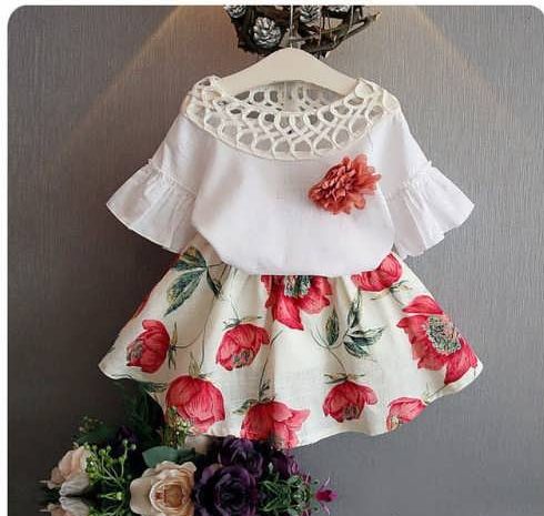 مدل بلوز و دامن بچه گانه