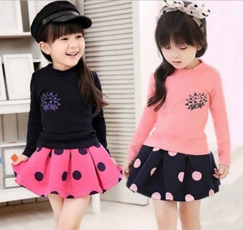 مدل بلوز و دامن بچه گانه