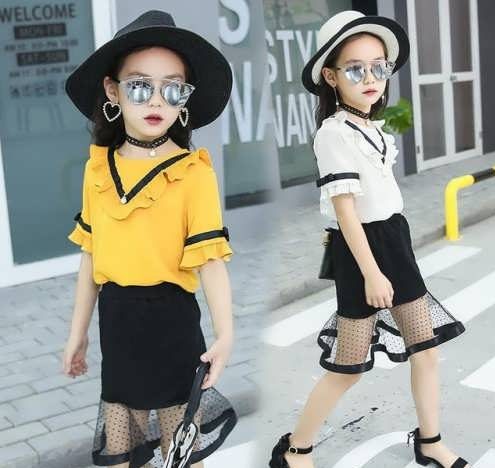 مدل بلوز و دامن بچه گانه