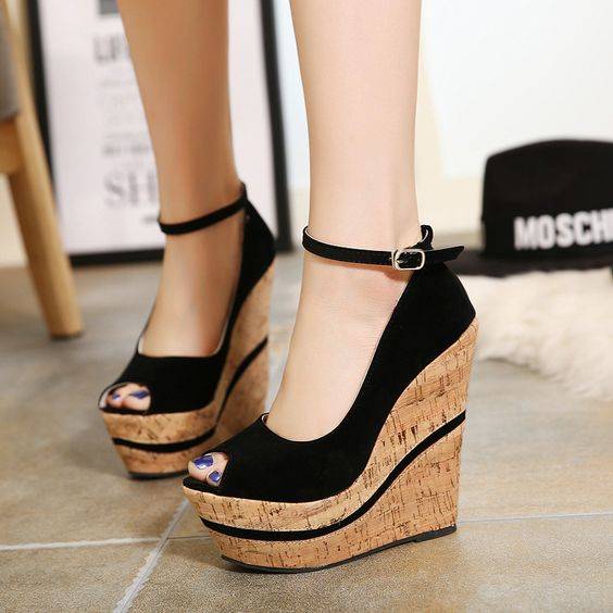 مدل کفش پاشنه بلند مجلسی لژدار شیک