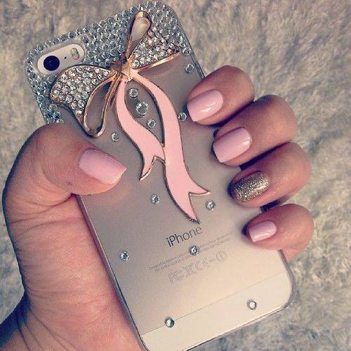 مدل های تزیین قاب گوشی | تزیین قاب گوشی دخترانه با نگین و مروارید زیبا