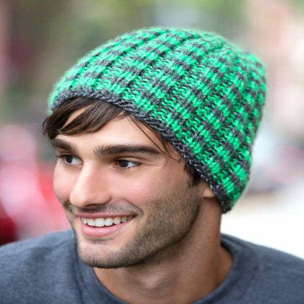 کلاه بافت مردانه مدل شل و نقاب دار 
