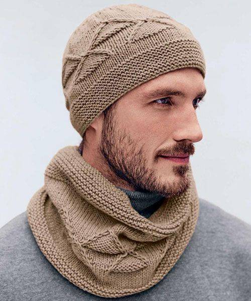کلاه بافت مردانه مدل شل و نقاب دار 