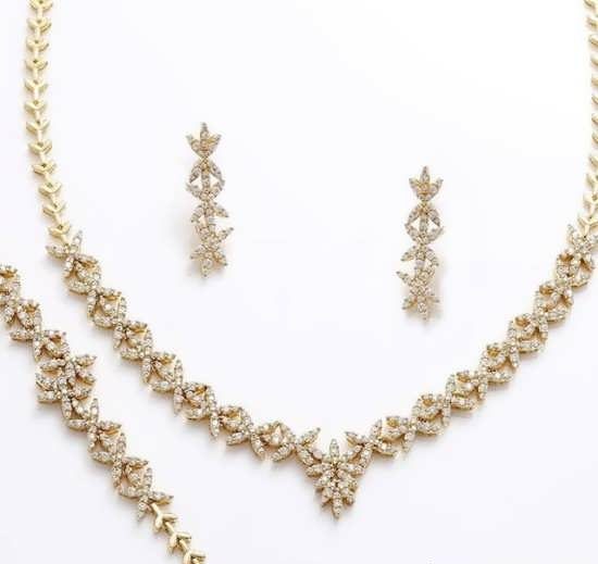 مدل سرویس طلا | شیک ترین مدل های سرویس طلای ظریف و شیک بانوان