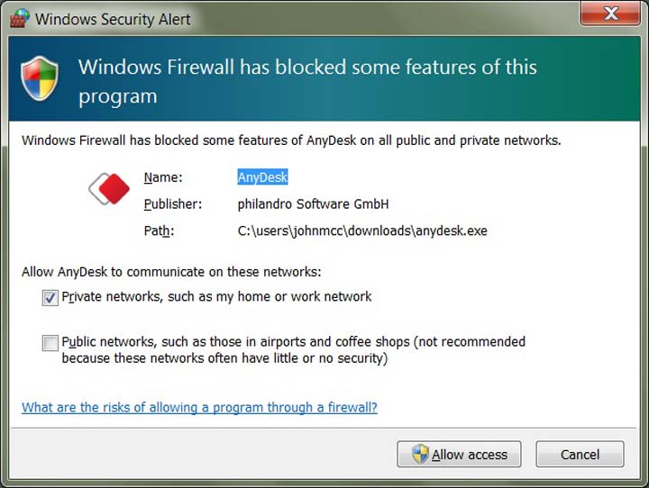 کنترل کامپیوتر از راه دور