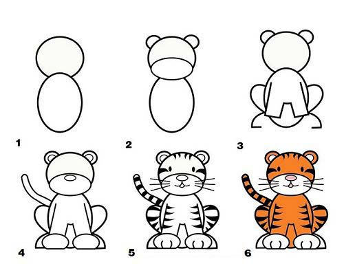 نقاشی کودکانه حیوانات