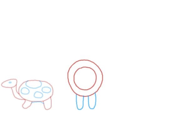 نقاشی کودکانه حیوانات