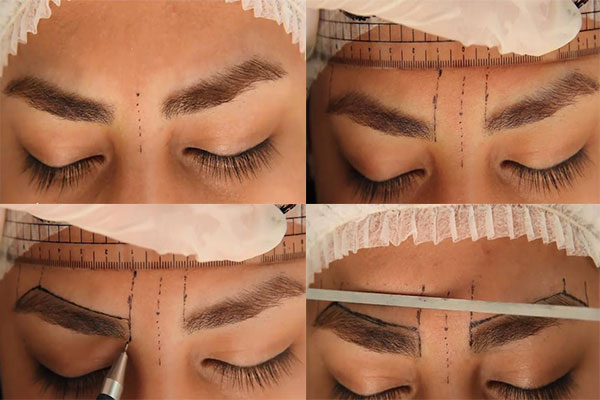 قرینه سازی ابرو