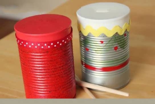ساخت کاردستی با قوطی رب و گوجه فرنگی