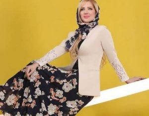 مدل کت و دامن حریر ؛ انواع کت و دامن ساده و گلدار با طراحی شیک