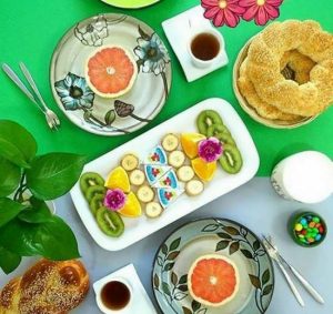 تزیین صبحانه عروس + مدل های شیک میز صبحانه عروس بسیار زیبا تزیین صبحانه عروس + مدل های شیک میز صبحانه عروس بسیار زیبا