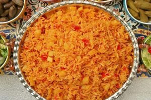 طرز تهیه گوجه پلو غذای خوشمزه و ساده که سریع درست می شود