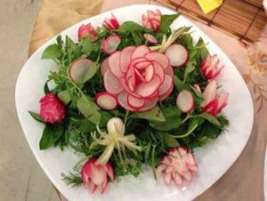 مدل های تزیین سبزی خوردن + ایده های جالب تزیین سبزی برای کدبانوها