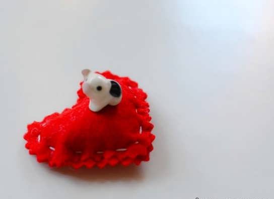 آموزش ساخت قلب با نمد