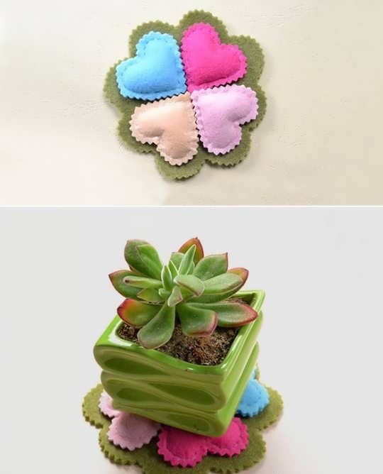 آموزش ساخت قلب با نمد