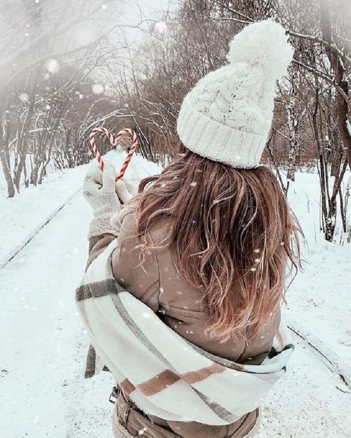 عکس پروفایل برفی دخترانه