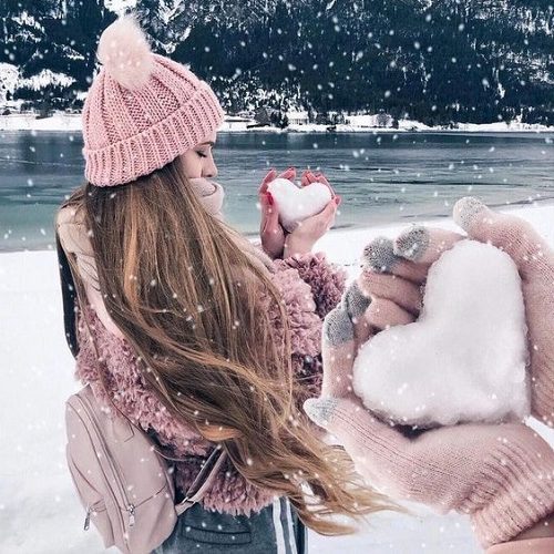 عکس پروفایل برفی دخترانه