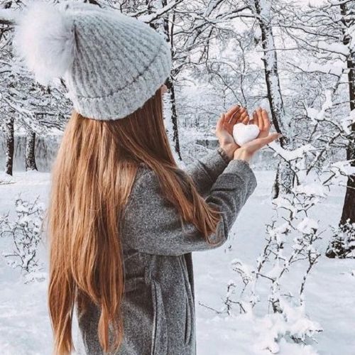 عکس پروفایل برفی دخترانه