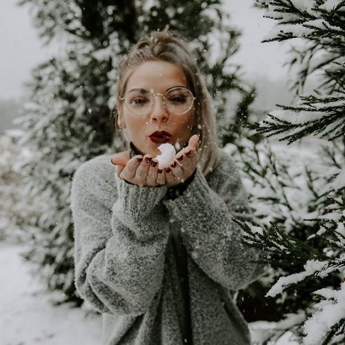 عکس پروفایل برفی دخترانه