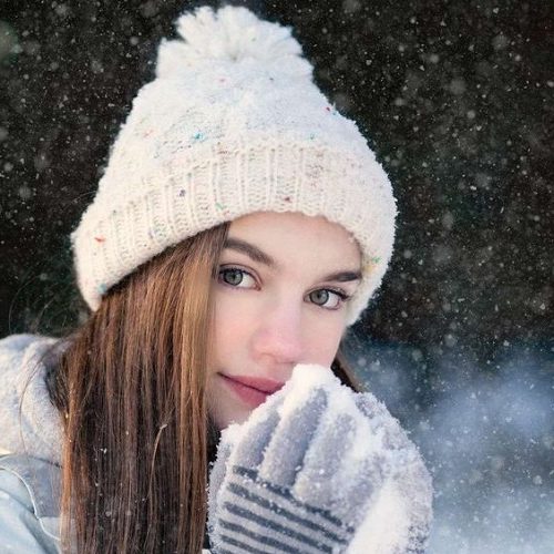 عکس پروفایل برفی دخترانه