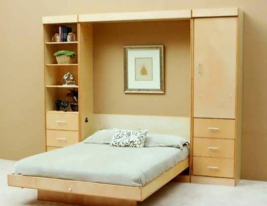 مدل تخت خواب تاشو دیواری