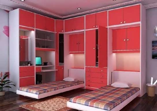 مدل تخت خواب تاشو دیواری