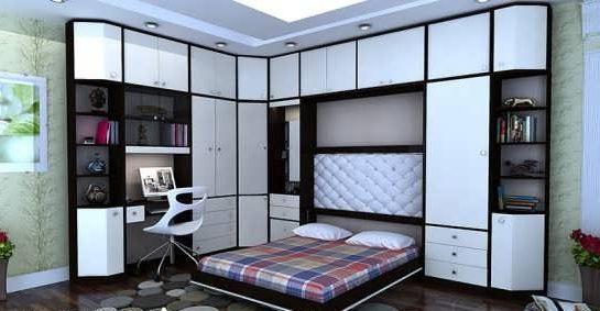 مدل تخت خواب تاشو دیواری