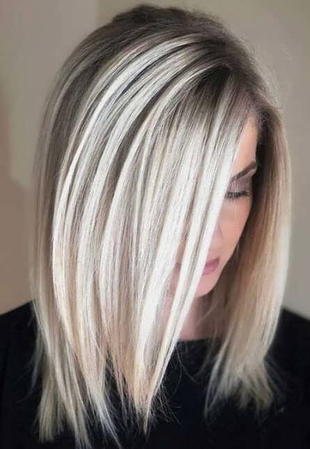 مدل رنگ موی استخوانی