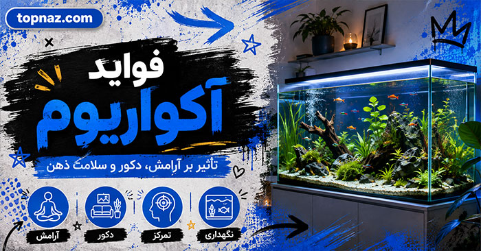 فواید آکواریوم در خانه و محل کار؛ نقش احتمالی در آرامش و تمرکز؛ مسئولیتهای نگهداری صحیح فواید آکواریوم در خانه و محل کار؛ نقش احتمالی در آرامش و تمرکز؛ مسئولیتهای نگهداری صحیح