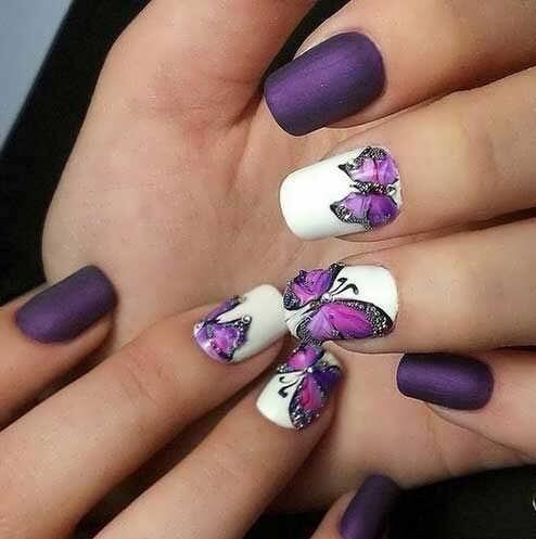 طراحی ناخن زیبا پوست تیره