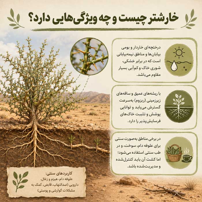 خارشتر چیست و چه ویژگی‌هایی دارد؟