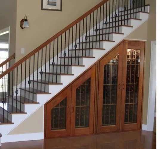 تزیین زیر راه پله