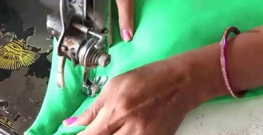 آموزش دوخت فرشینه برگ زیبا