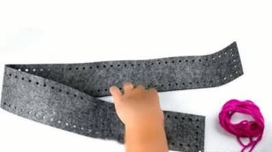 آموزش دوخت کیف نمدی 