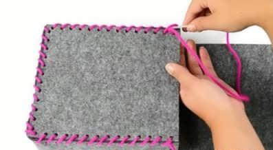 آموزش دوخت کیف نمدی 