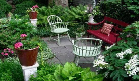 طرح باغ کوچک و زیبا برای طراحی فضای باغ ویژه مکان های کوچک