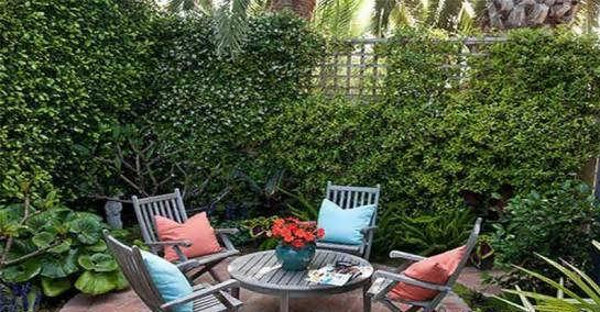 طرح باغ کوچک و زیبا برای طراحی فضای باغ ویژه مکان های کوچک