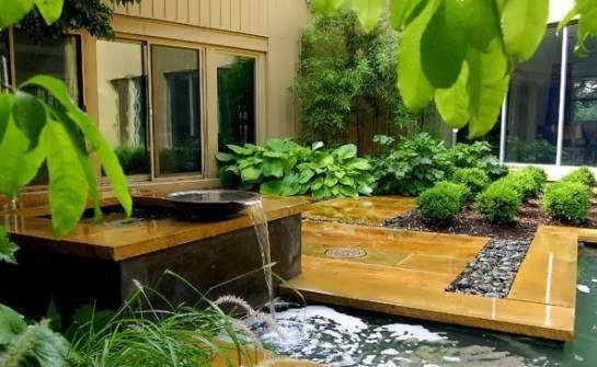 طرح باغ کوچک و زیبا برای طراحی فضای باغ ویژه مکان های کوچک