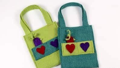 آموزش دوخت کیف نمدی 