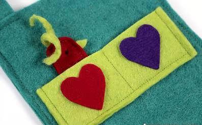 آموزش دوخت کیف نمدی 